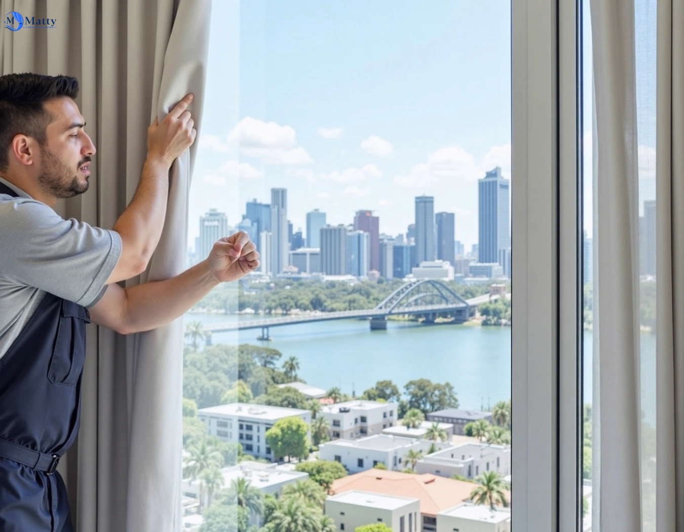 Professional curtain steam cleaning service castlereagh-nsw QLD by Matty Curtain Cleaning